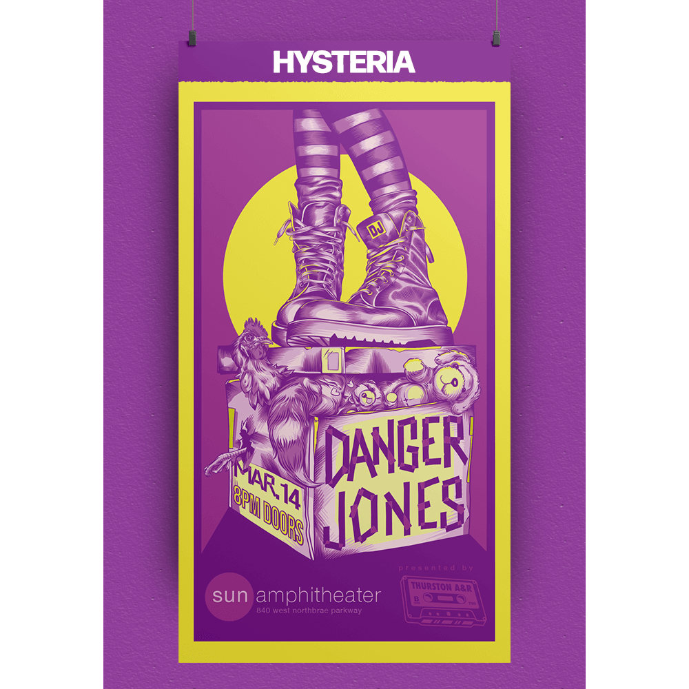 Danger Jones Semi-Permanent Colour | Hysteria 118ml
