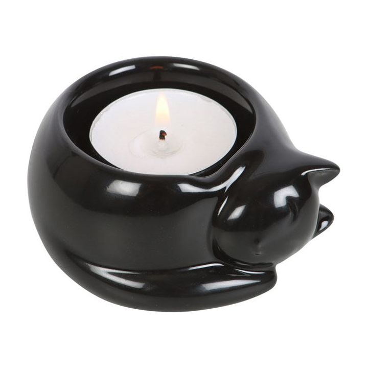 Black Cat Tealight | Candle Holder