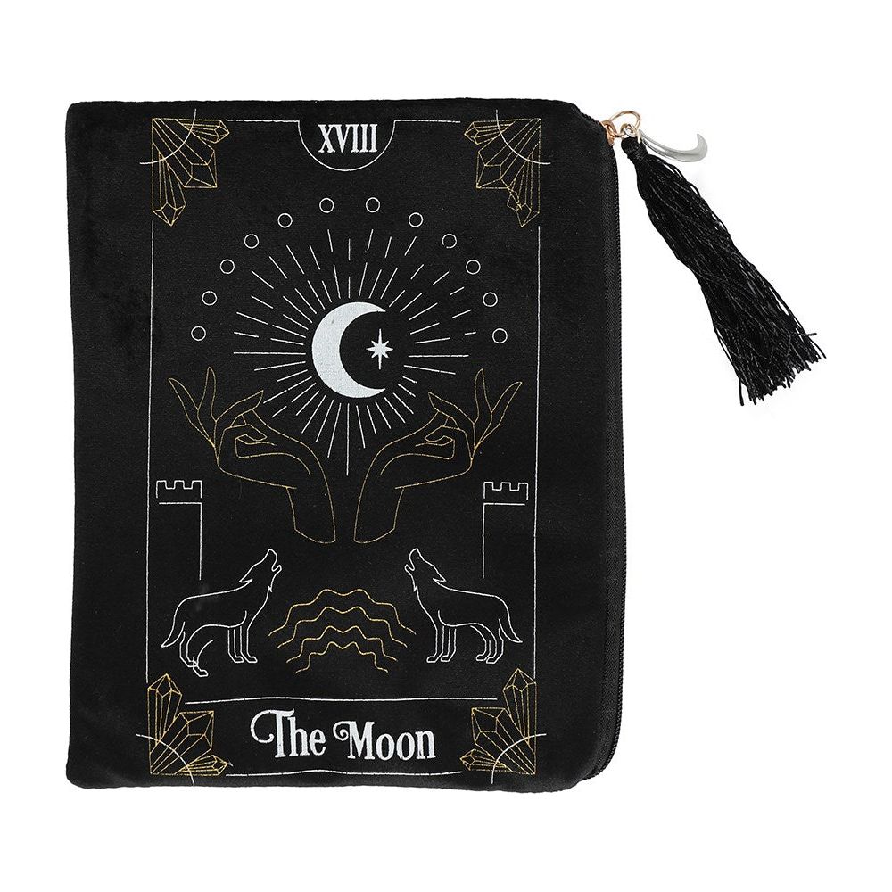The Moon Tarot Card | Zippered Bag