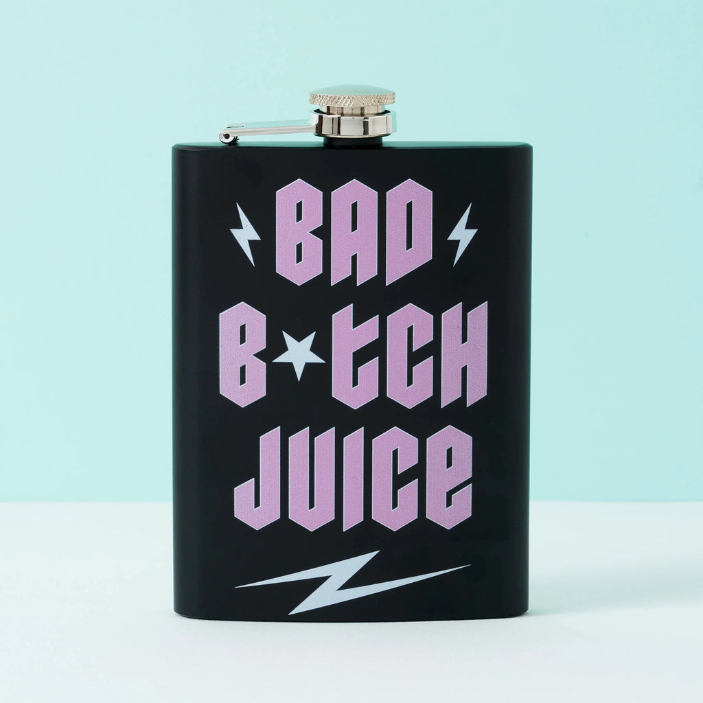 Bad Bitch Juice Tall Black | Hip Flask