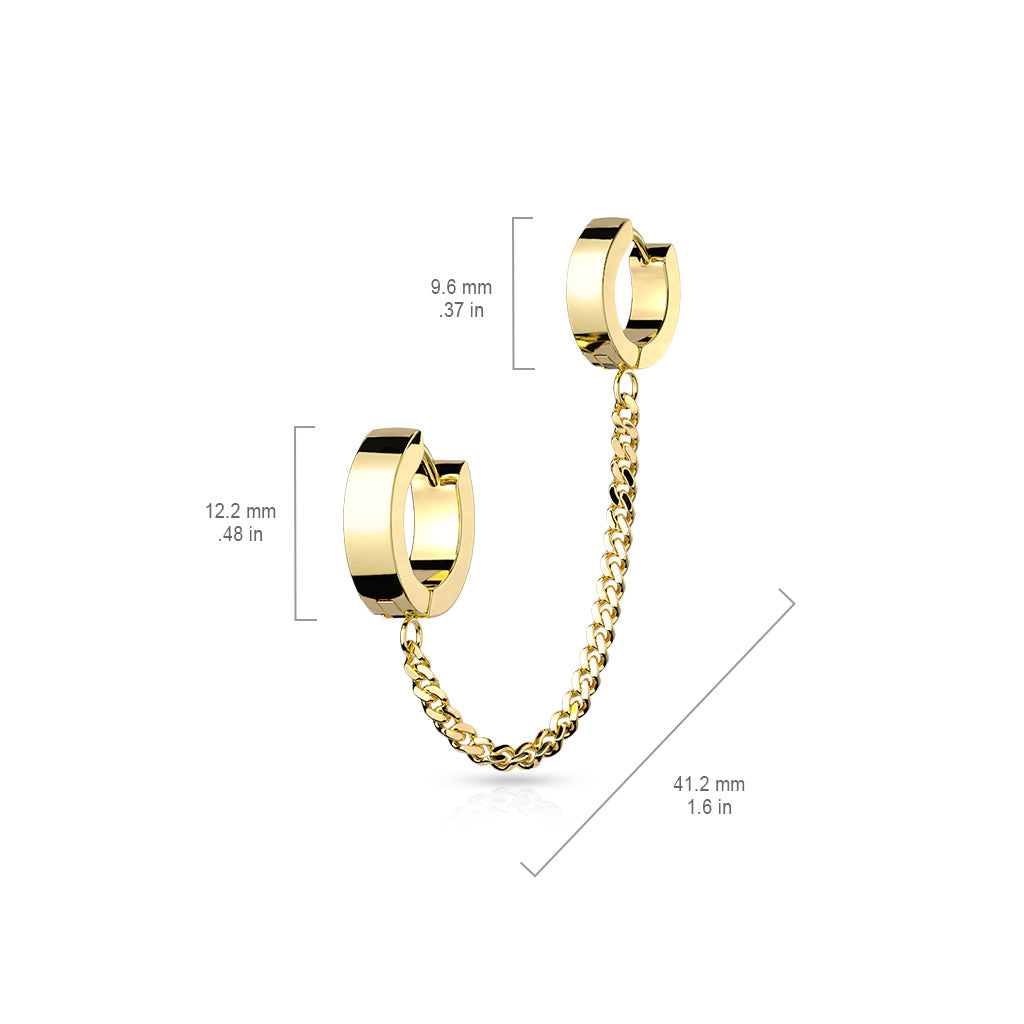 Chain Linked Double Round Cartilage Clicker