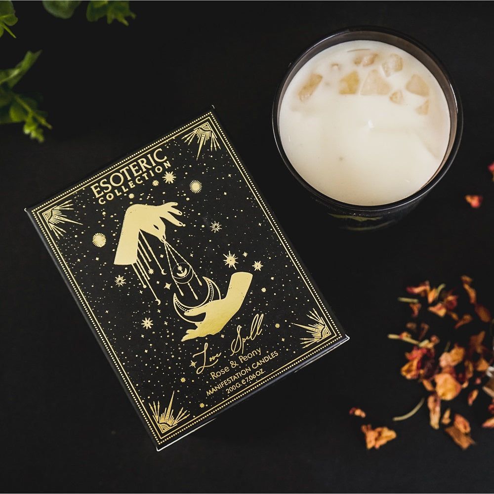 Love Spell Rose & Peony | Manifestation Candle {100gm}
