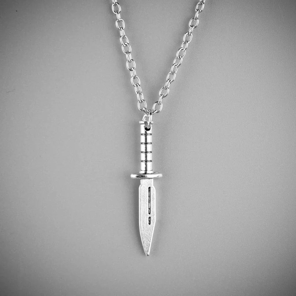 Small Silver Dagger | Necklace