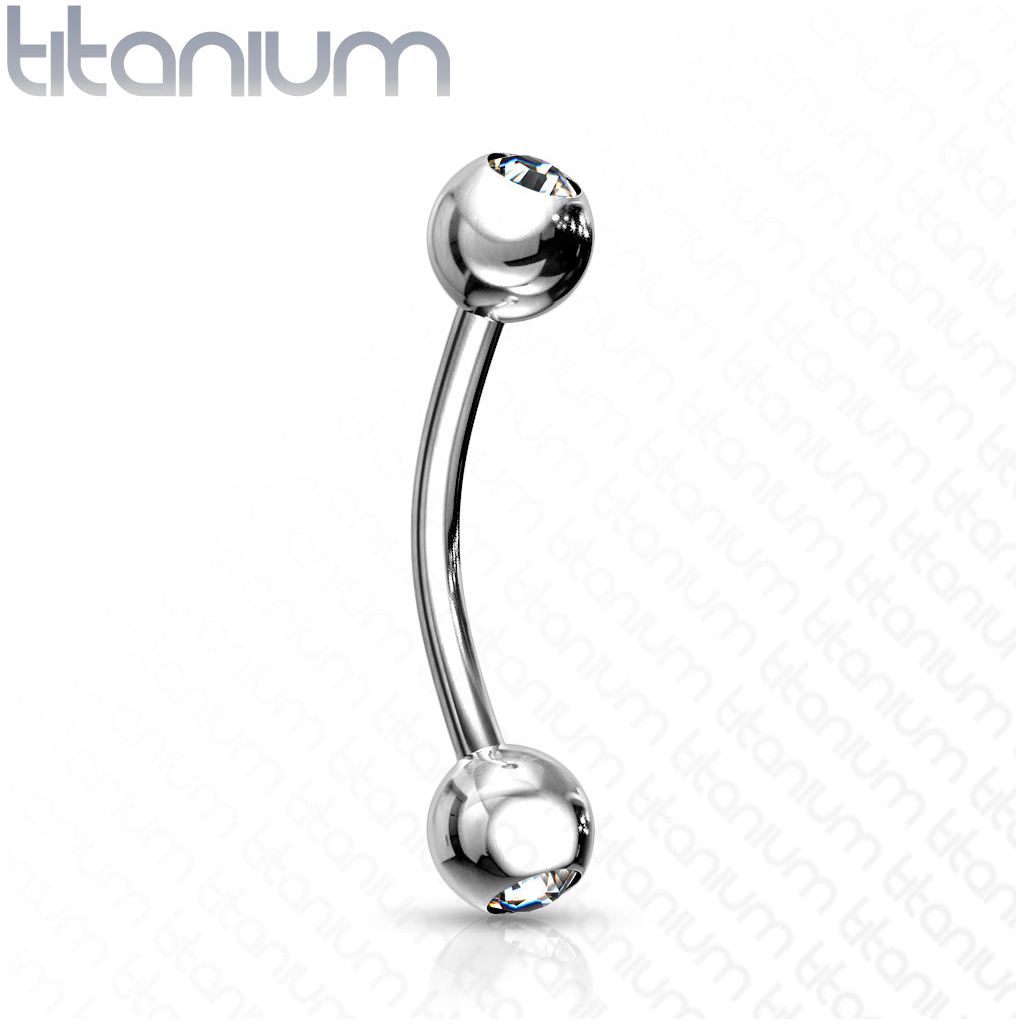 Titanium Curved Barbells