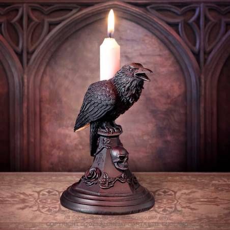 Poes Raven Candlestick | ALCHEMY