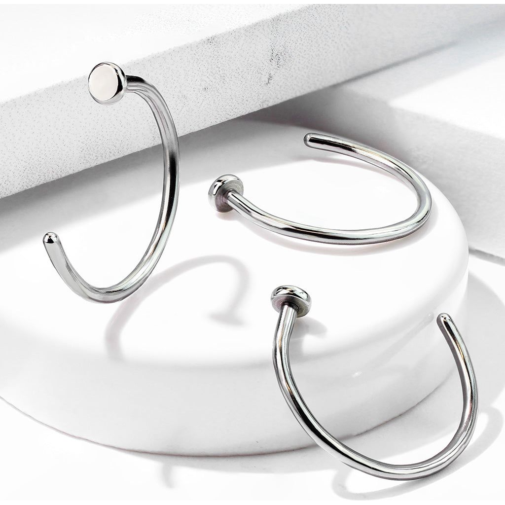 Implant Grade Titanium Nose Hoop Ring
