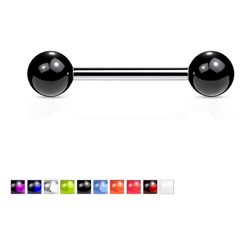 Acrylic Ball Tongue Bar Glamore