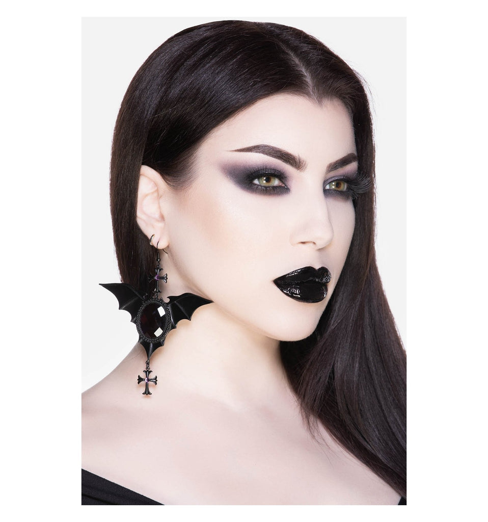 Evil Intentions Earrings | Killstar {Black}