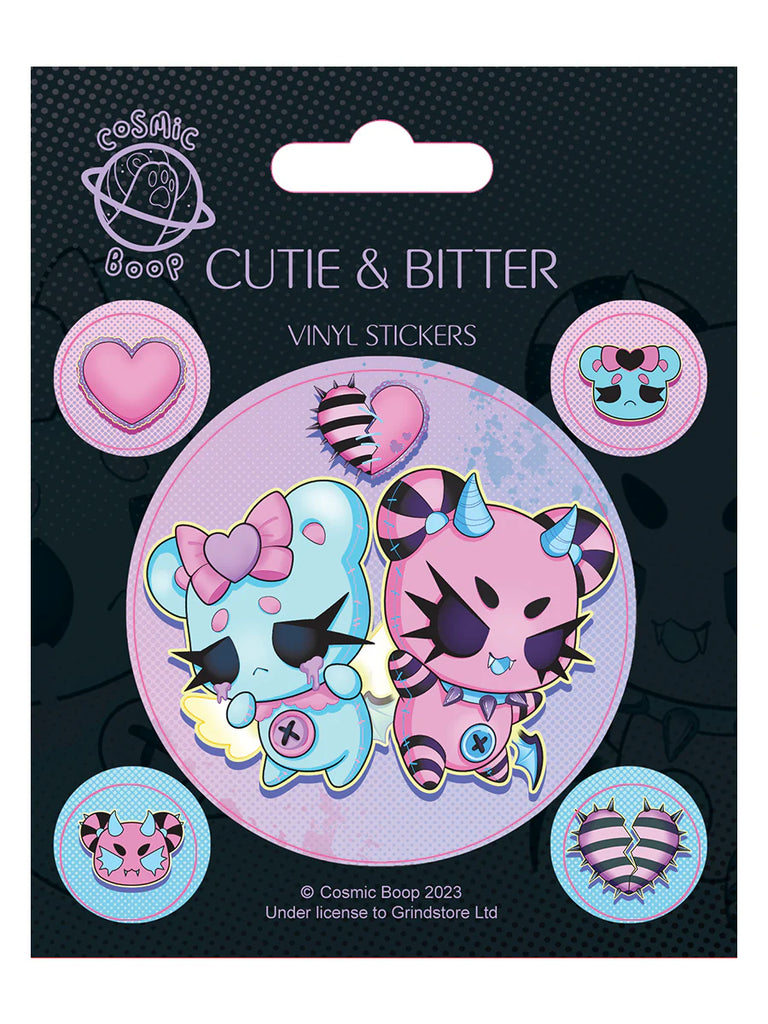 Cosmic Boop Cutie & Bitter | Vinyl Sticker Set