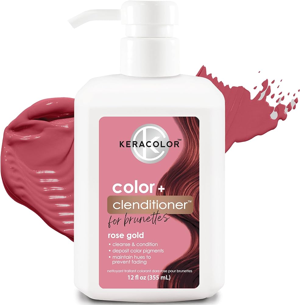 Clenditioner for Brunettes | Keracolor 355ml {Rose Gold}