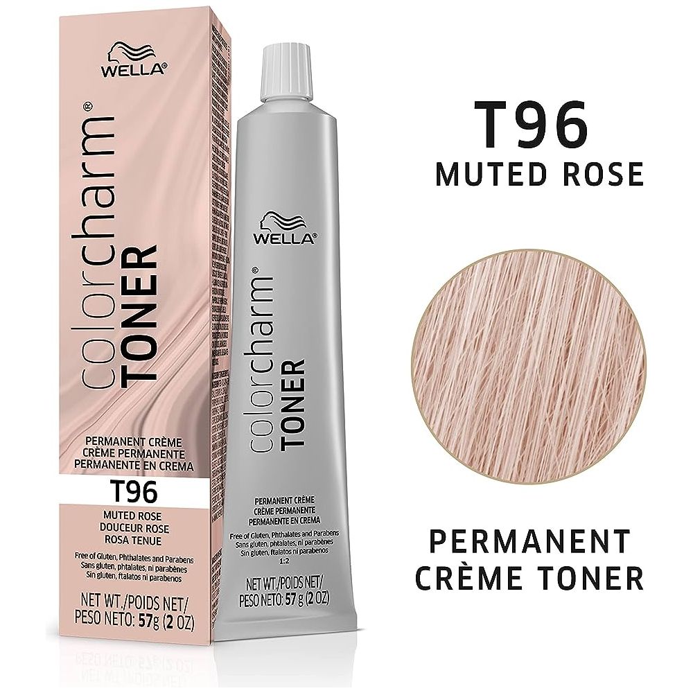 Wella Color Charm Permanent Crème Toner |MUTED ROSE 