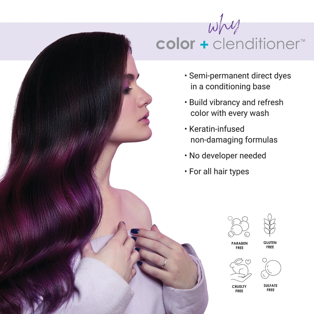 Clenditioner for Brunettes | Keracolor 355ml {Purple}