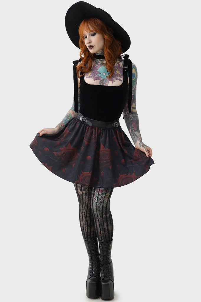 Blood Rose Skirt | Killstar {XL}