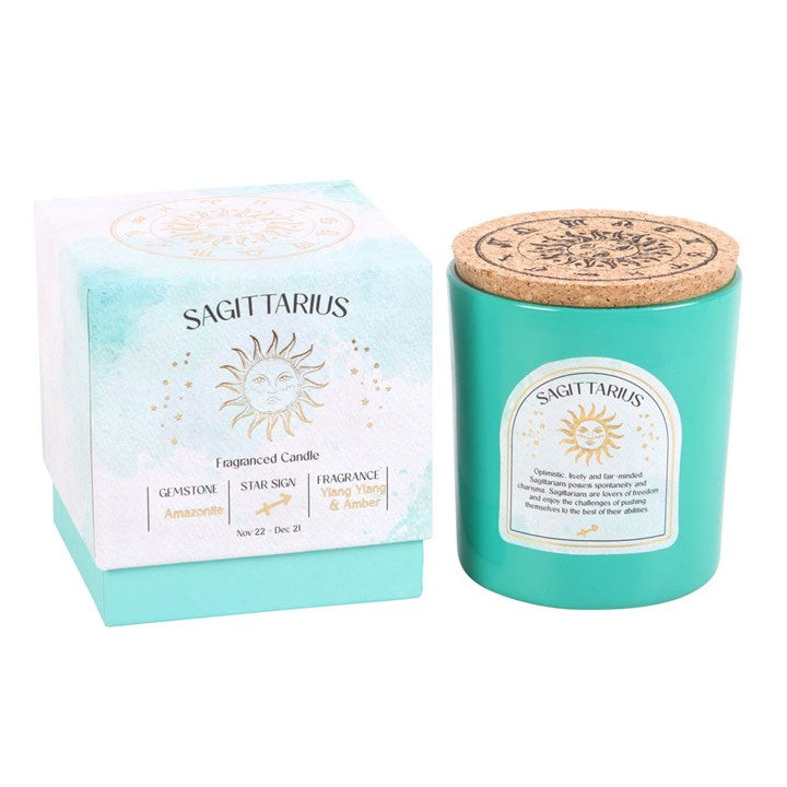 Sagittarius Ylang Ylang & Amber | Gemstone Candle