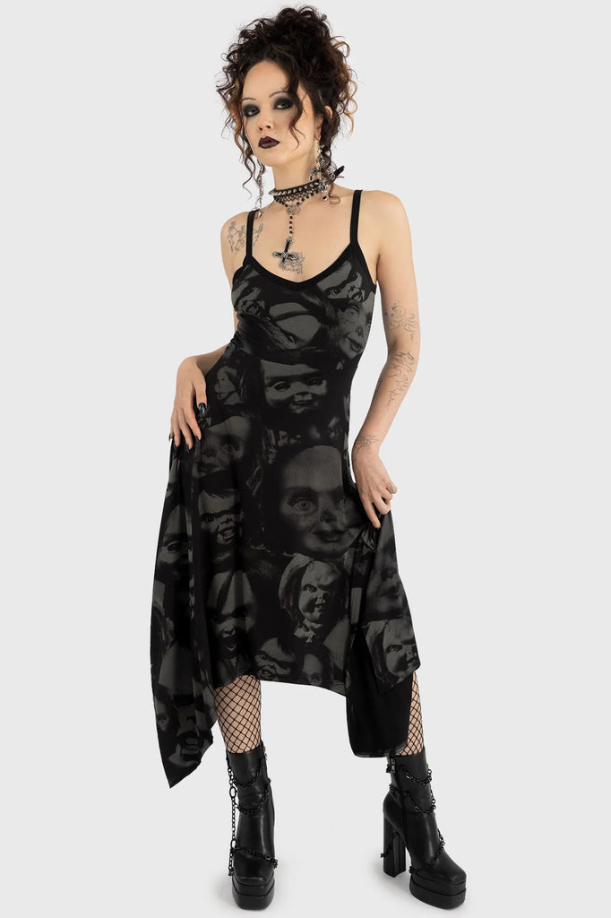 Devils Lair Midi Dress | Killstar {XL}