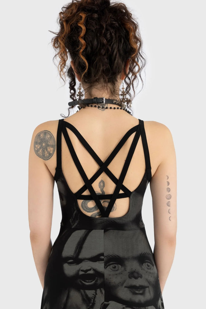 Devils Lair Midi Dress | Killstar {XL}