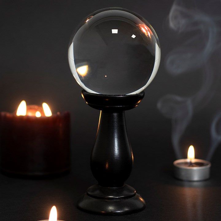 Crystal Ball On Stand | CLEAR