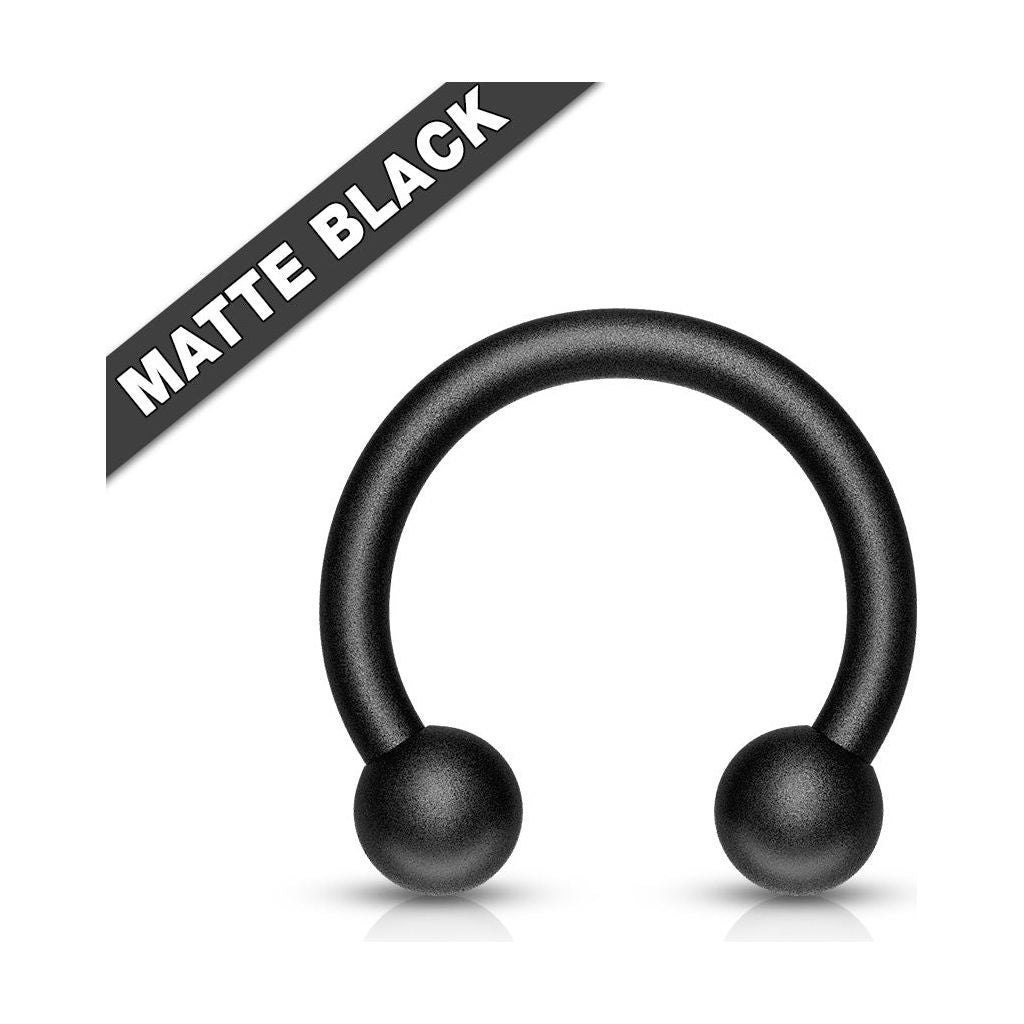 Matte Black Circular Barbells