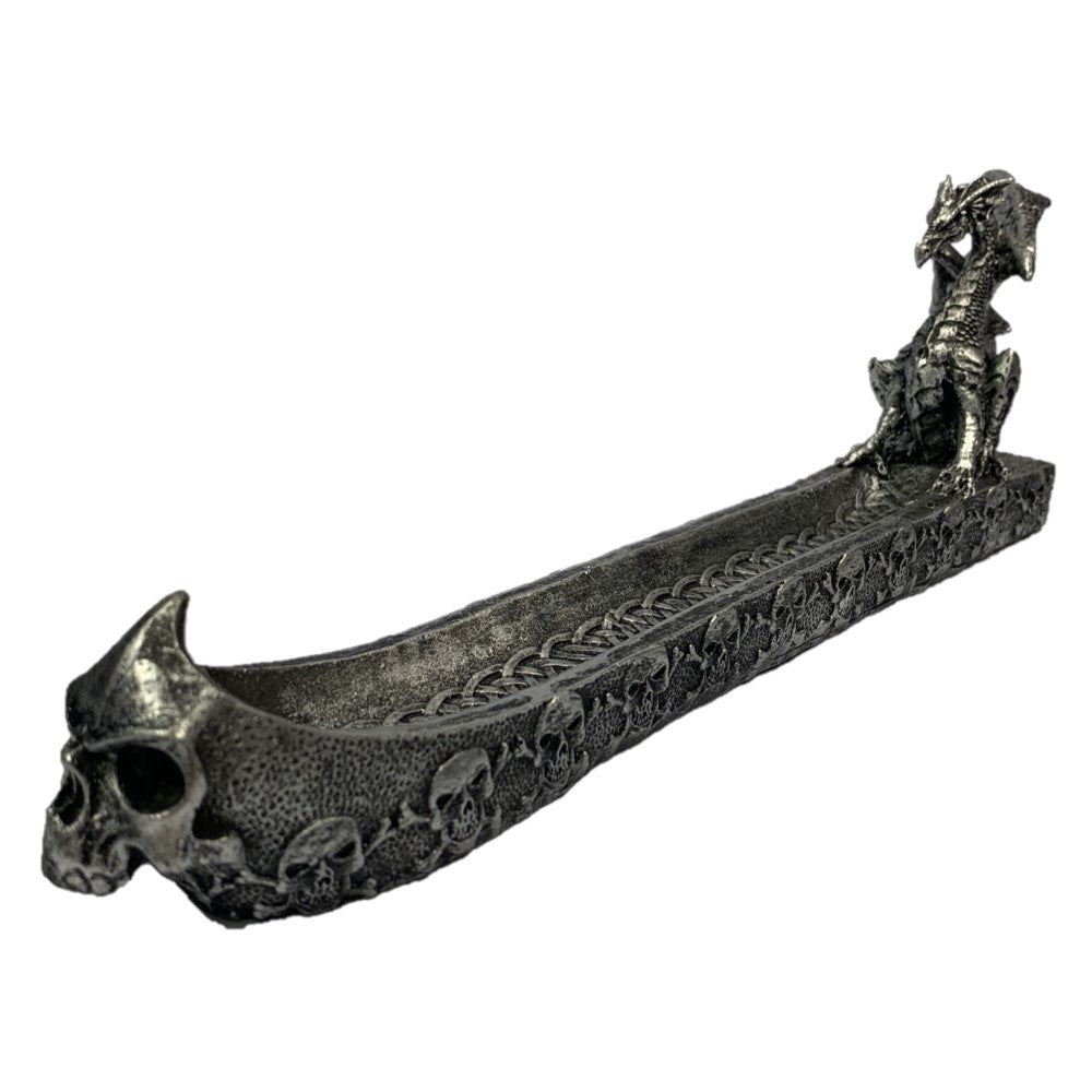 Black Dragon Skull | Incense Holder