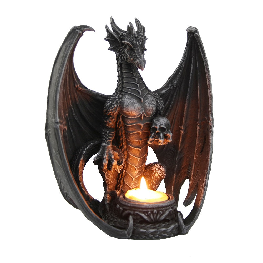 Dragon with Arched Wings | Tealight Holder