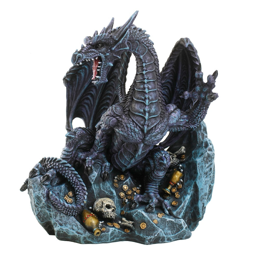 Purple Dragon With Treasure | 17.5cm