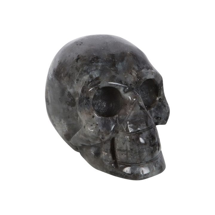 Black Labradorite Crystal Skull