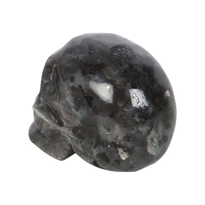 Black Labradorite Crystal Skull