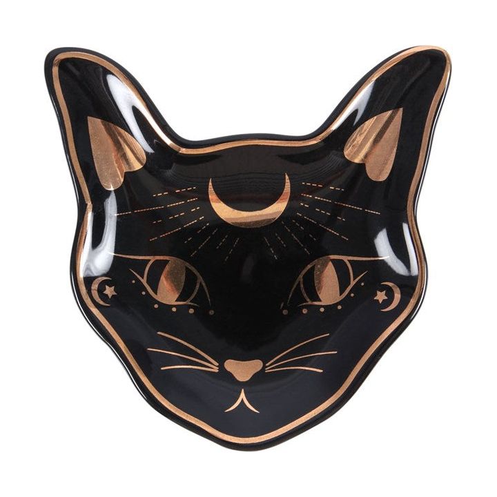 Mystic Mog Cat Face | Trinket Dish