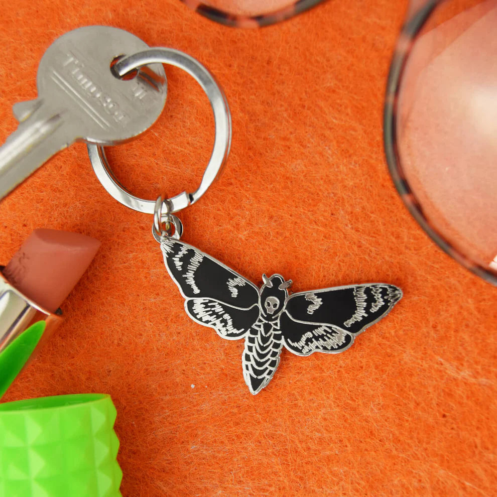 Goth Moth | Keyring