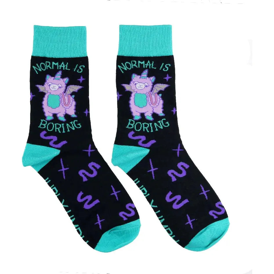 Normal Is Boring Socks | Jubly Umph