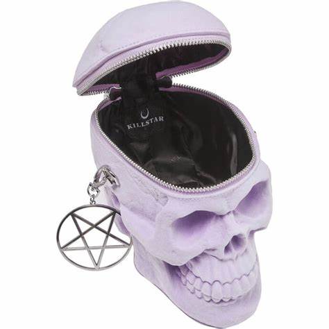 Velvet Grave Digger Handbag | Killstar {Lilac}