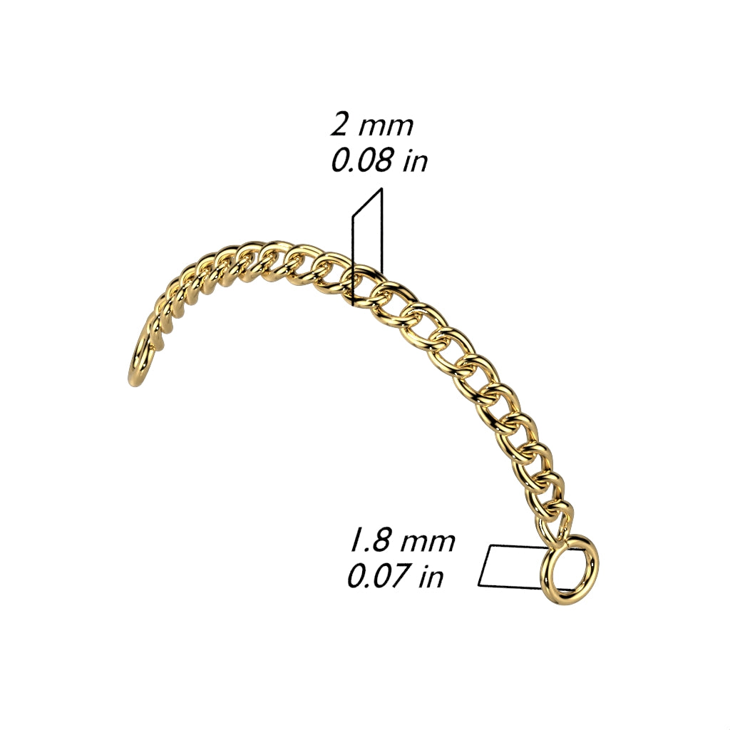 Stainless Steel Connector Chain | 3 Colours