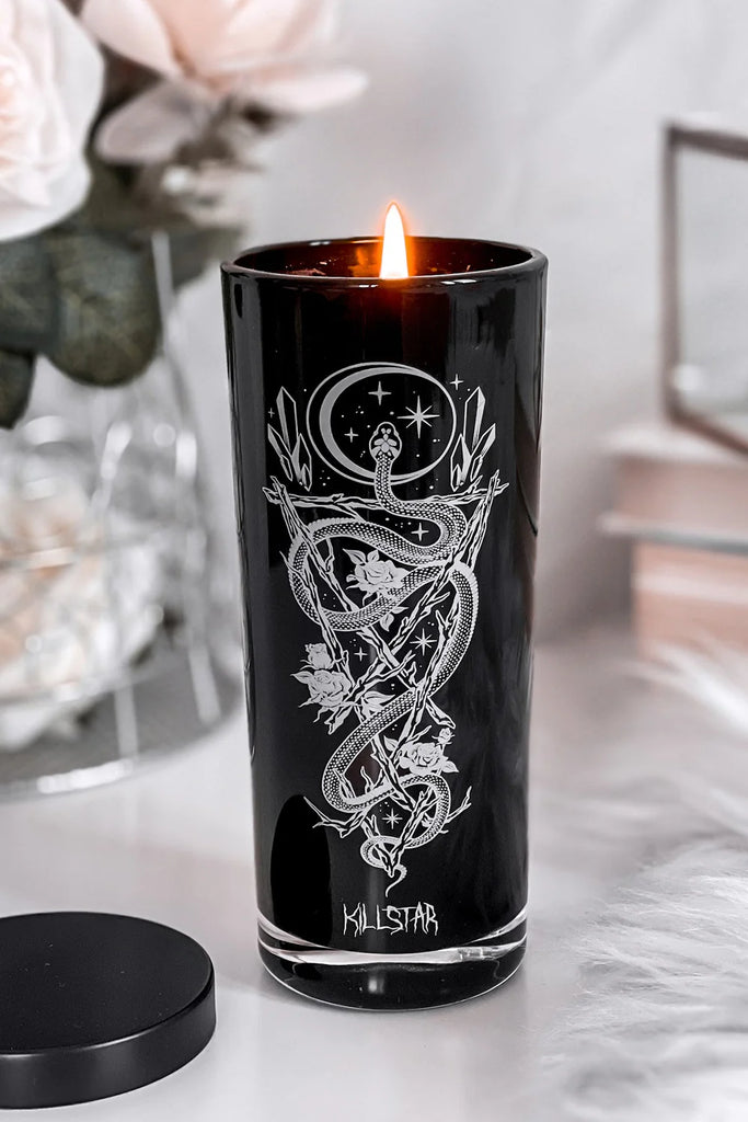 Savasana Tall Glass Candle | Killstar