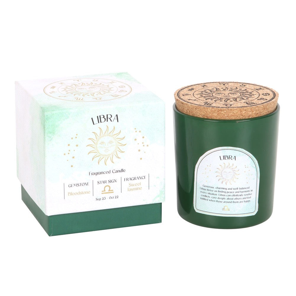 Libra Sweet Jasmine | Gemstone Candle