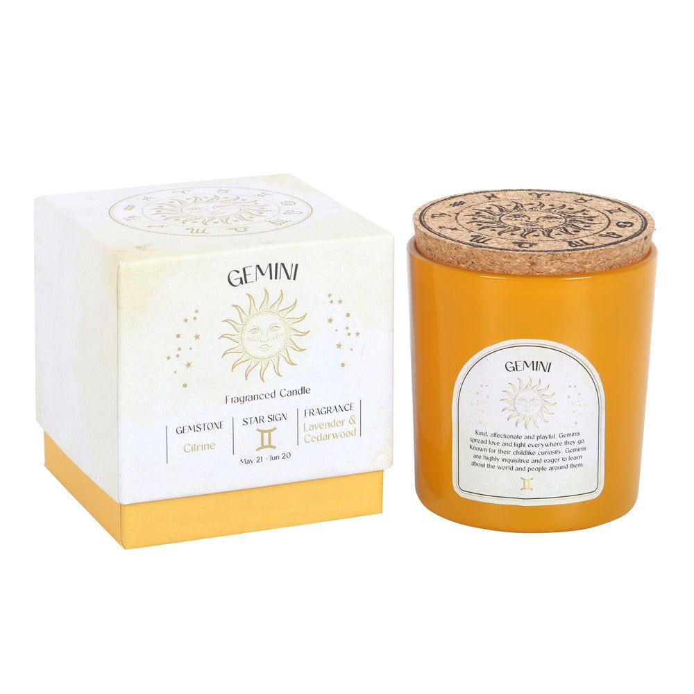 Gemini Lavender & Cedarwood  | Gemstone Candle