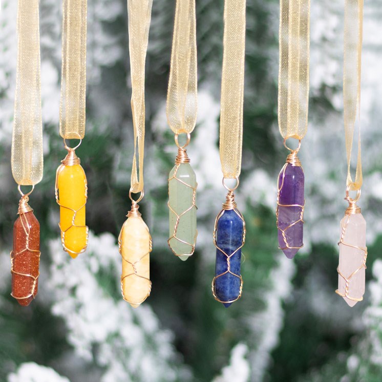 Gemstone Tree Decoration Set🎄