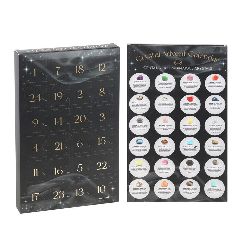 Gemstone Crystal Advent Calendar | Black