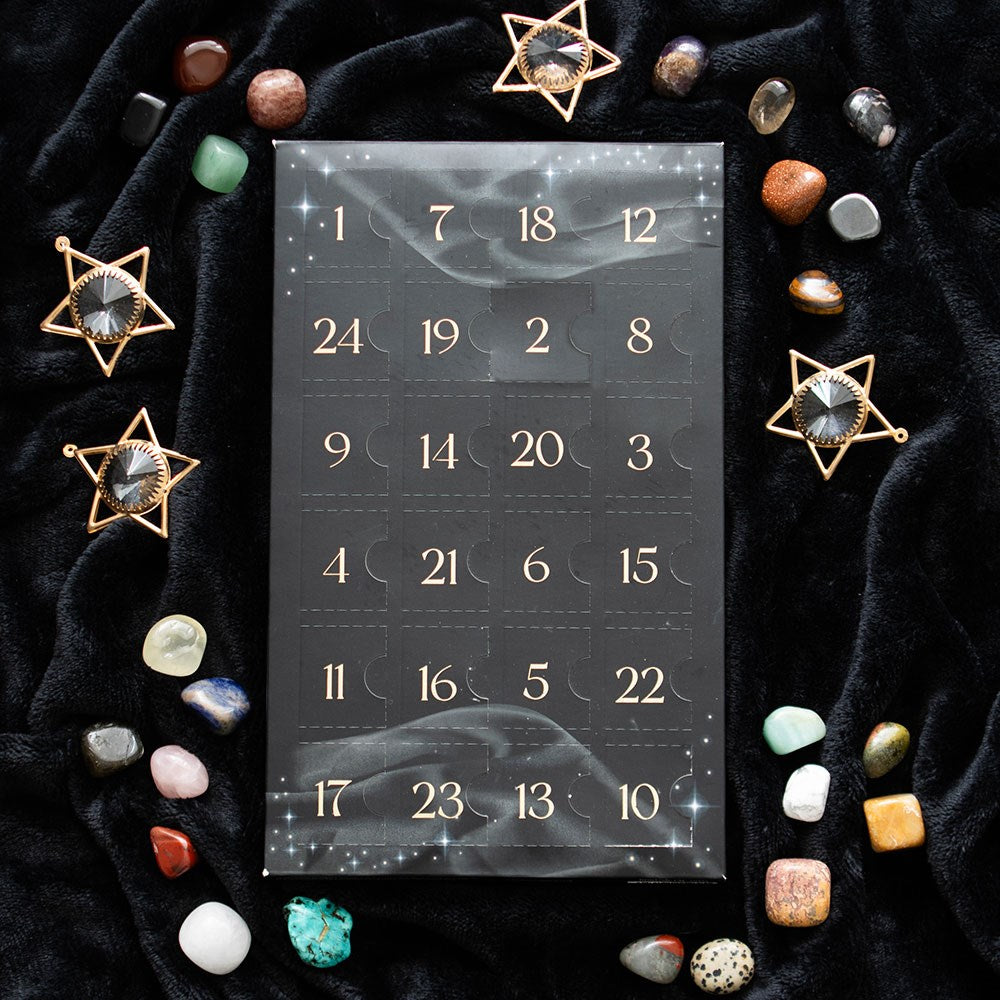 Gemstone Crystal Advent Calendar | Black