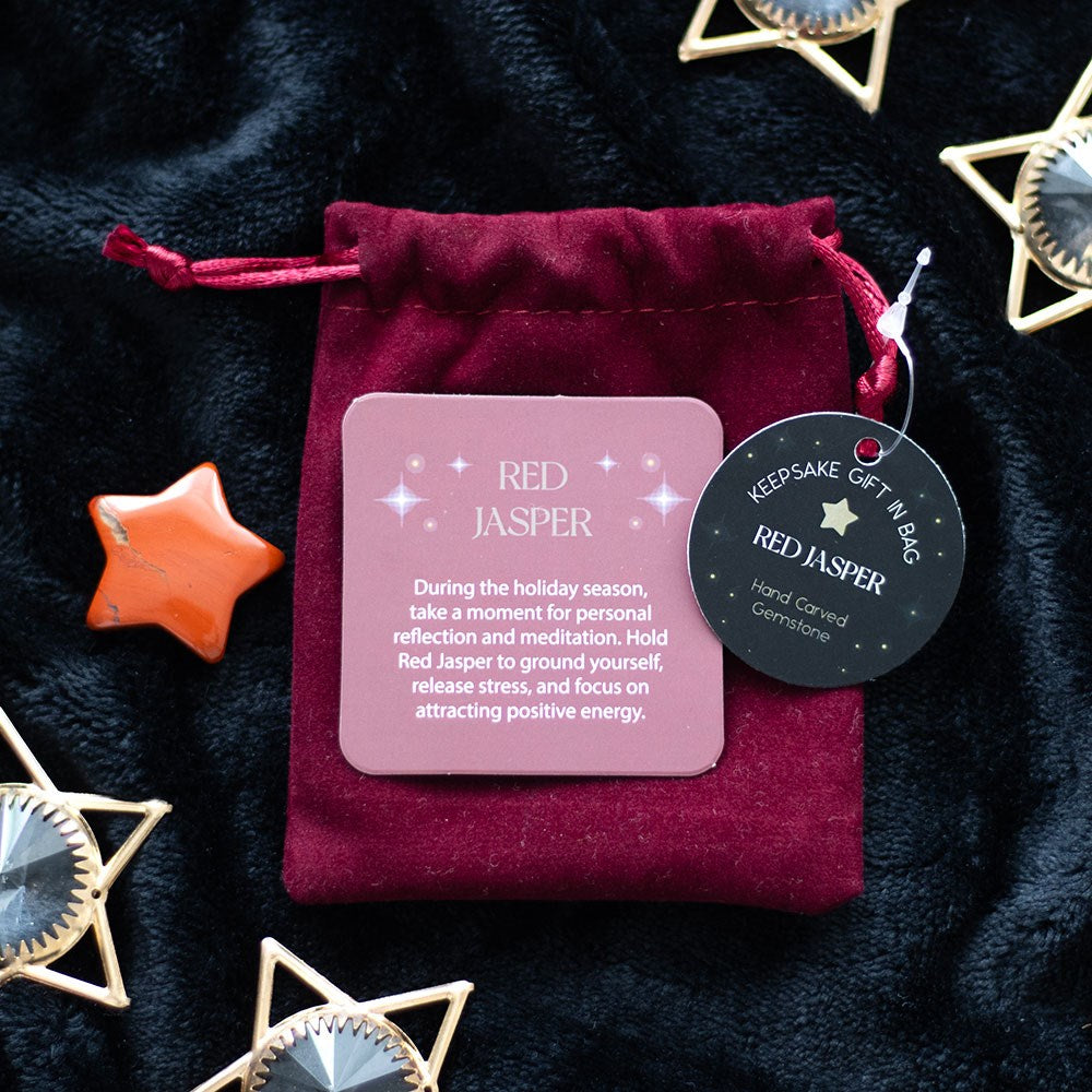 Crystal Star | Red Jasper