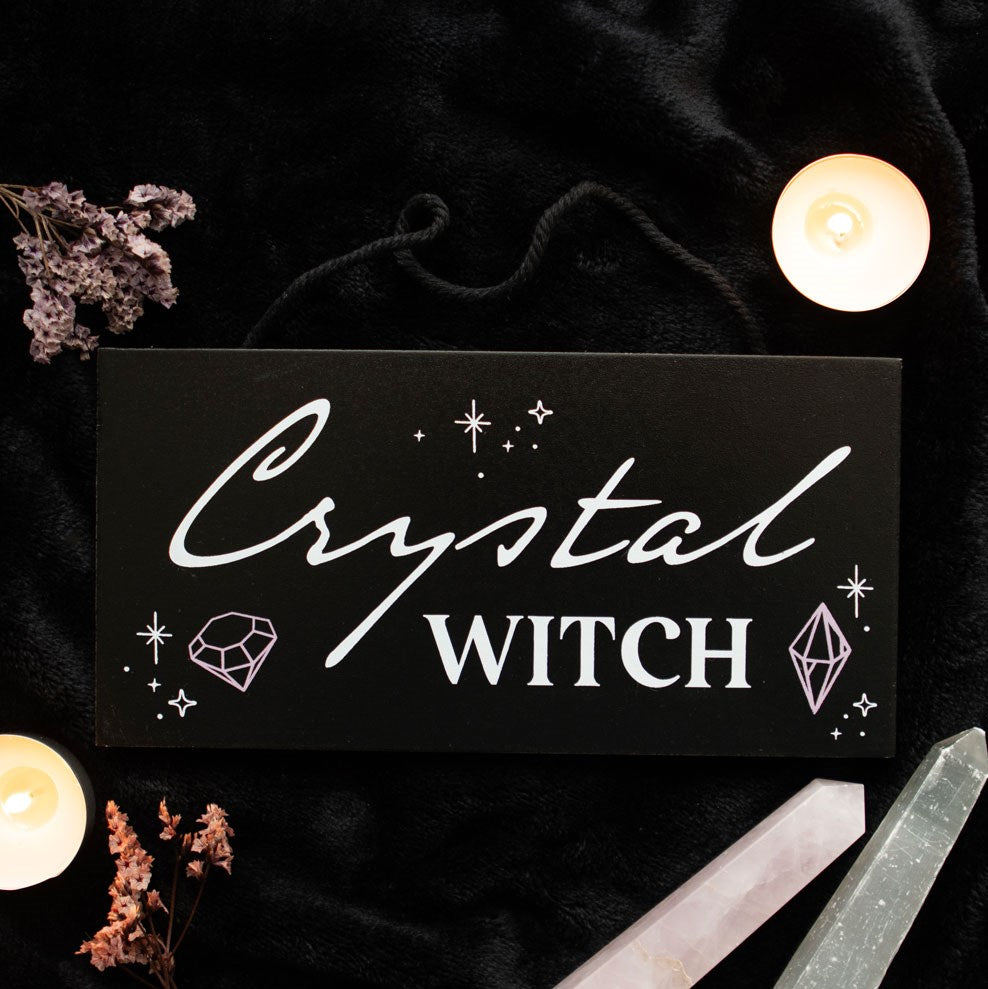 Crystal Witch | Hanging Sign