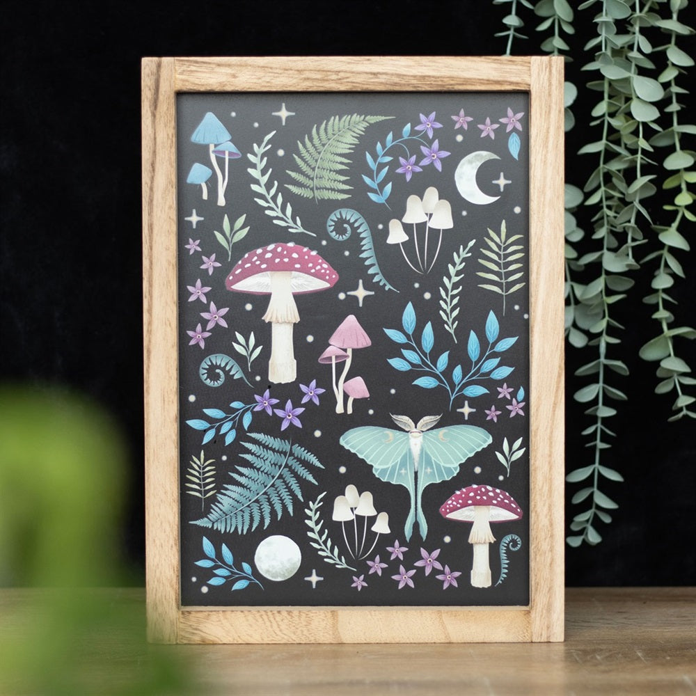 Dark Forest Print Wooden | Framed Wall Art