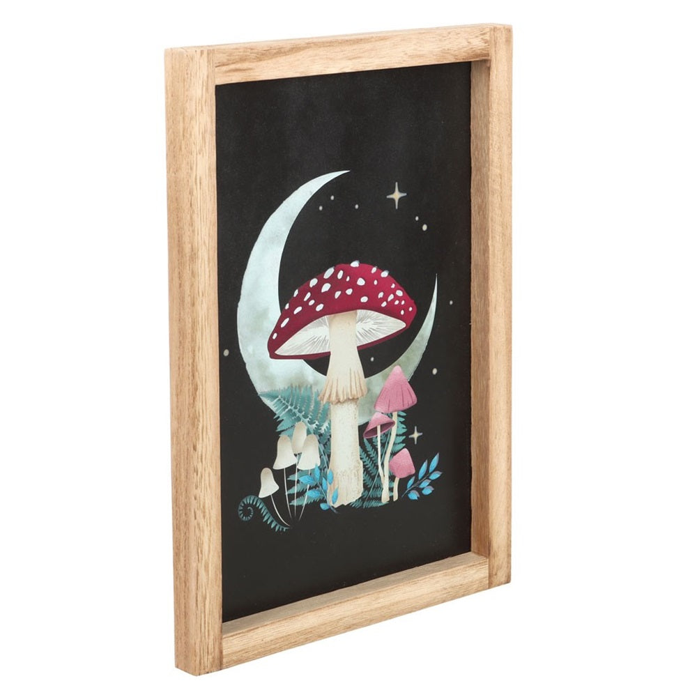 Forest Mushroom Wooden | Framed Wall Art