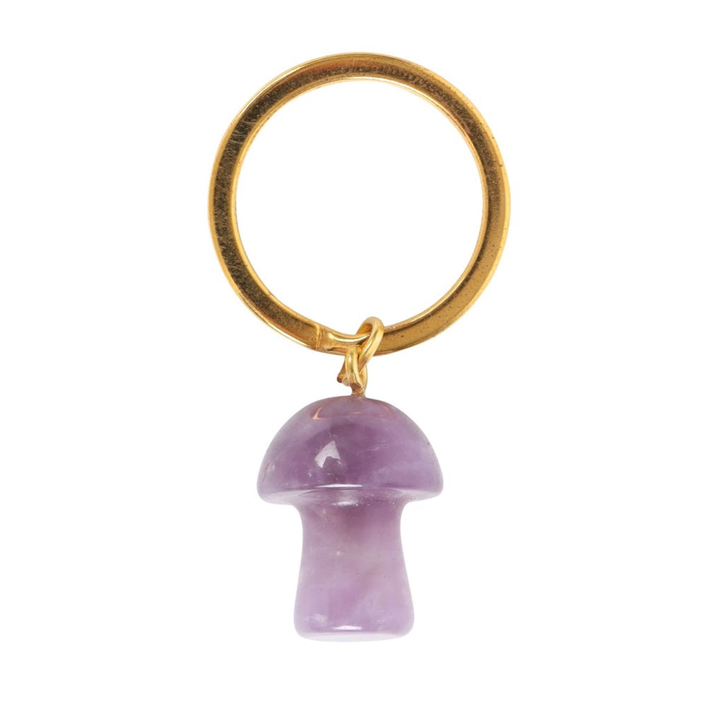 Amethyst Mushroom | Keyring