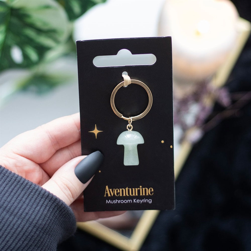 Aventurine Mushroom | Keyring