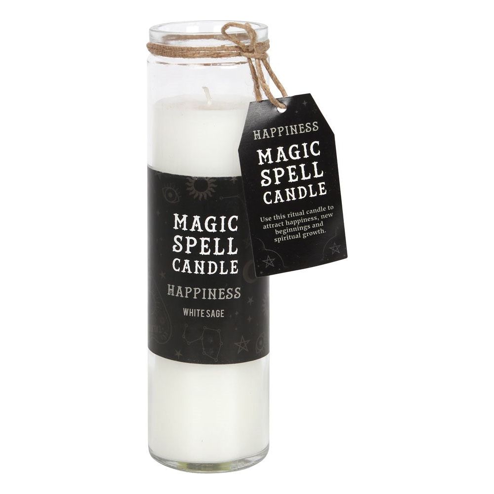 White Sage 'Happiness' Spell  | Tube Candle