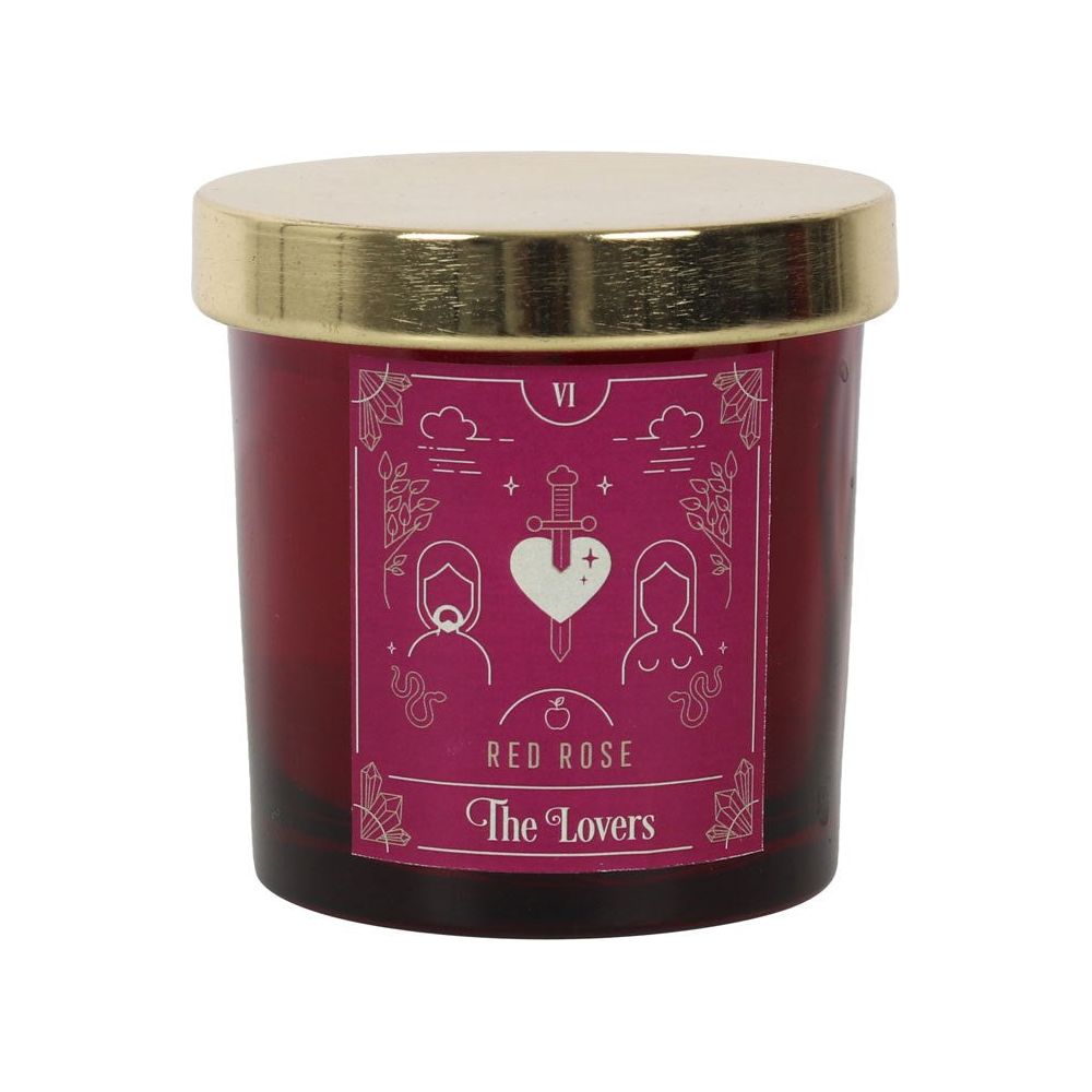 The Lovers Red Rose | TAROT CANDLE