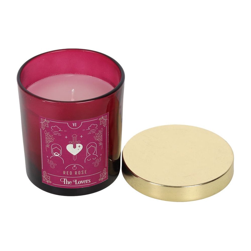 The Lovers Red Rose | TAROT CANDLE