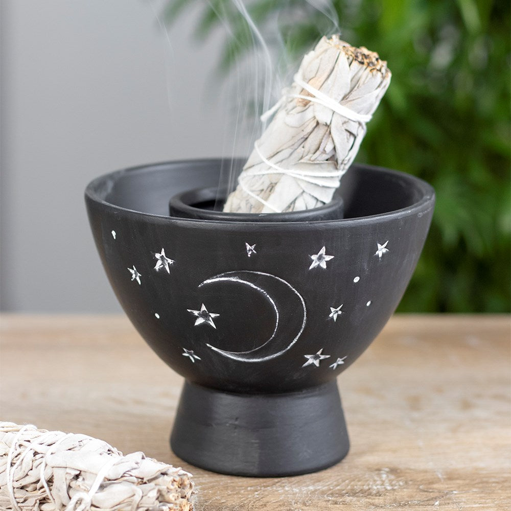 Moon & Stars | Smudge Bowl