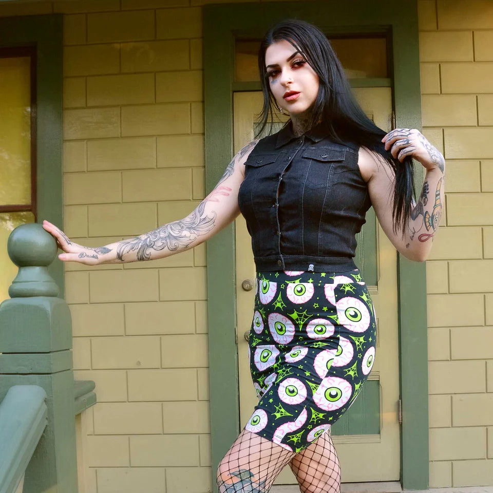 Jeepers Peepers Midi Skirt | Sourpuss {S}