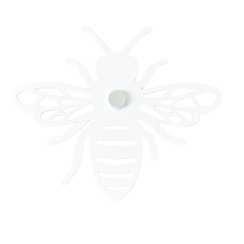 White butterfly-shaped object on a white background